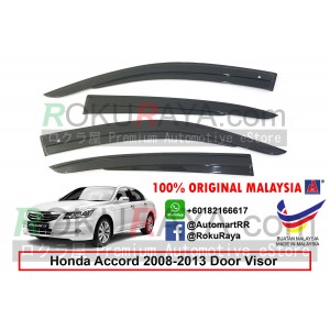 Honda Accord ( 8th Gen ) 2008–2013 AG Door Visor Air Press Wind Deflector (AG Mugen Design)